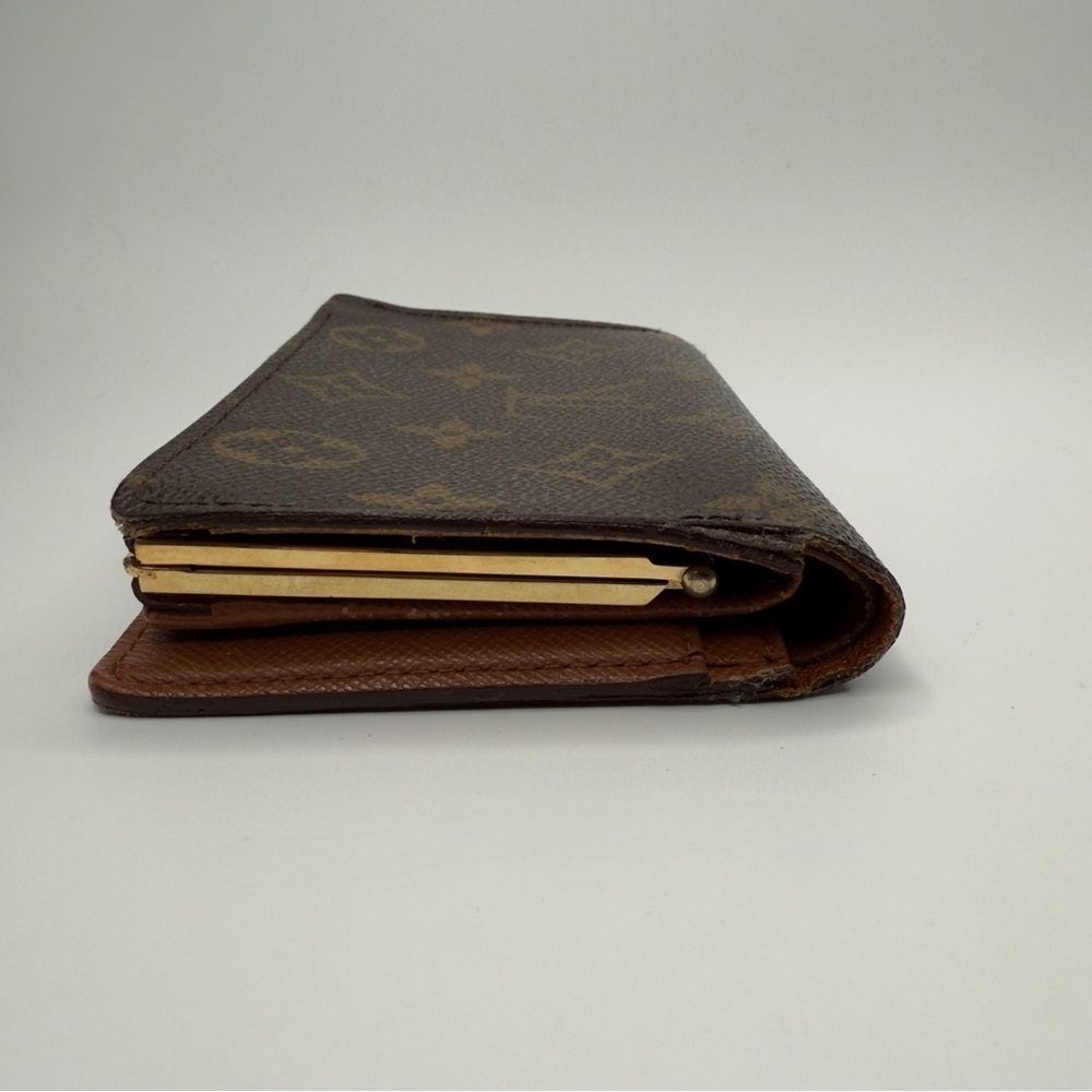 Louis Vuitton Brown Monogram French Purse Wallet Gold | Women’s | Used | - Picture 5 of 15